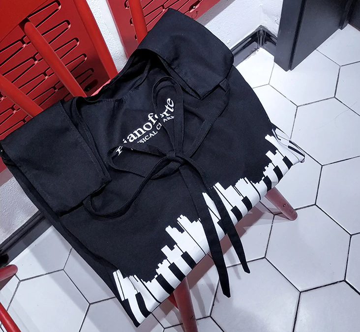 Piano Keys Canvas Bag