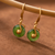 Music Notes Natural Jasper Earrings