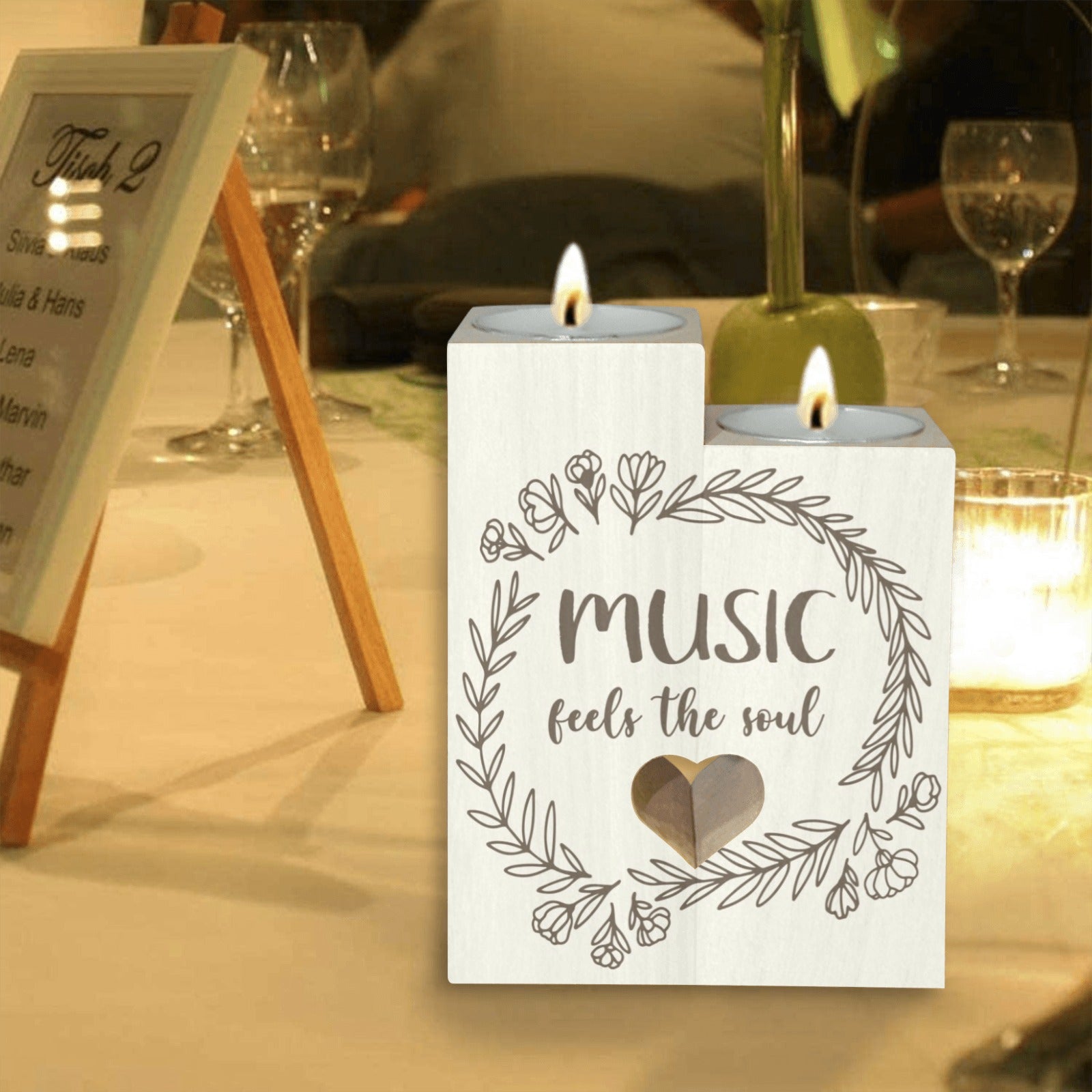Music Soul Candle Holder