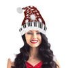 Piano Christmas Santa Hat