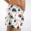 Music Instruments White Shorts