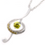 Cubic Zirconia Music Notes Necklace