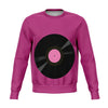 Vinyl Record Pink Sweatshirt