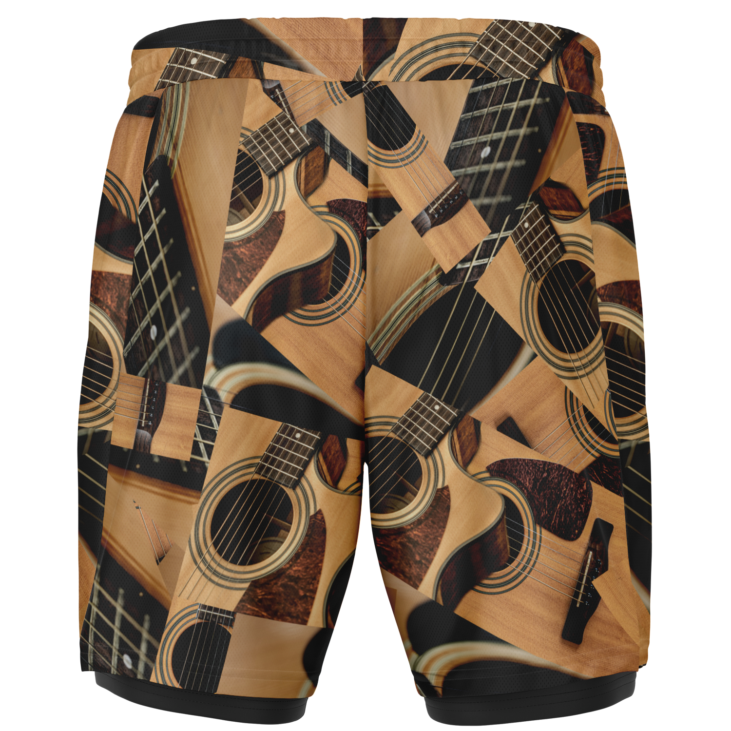 Wooden Guitar 2-In-1 Shorts
