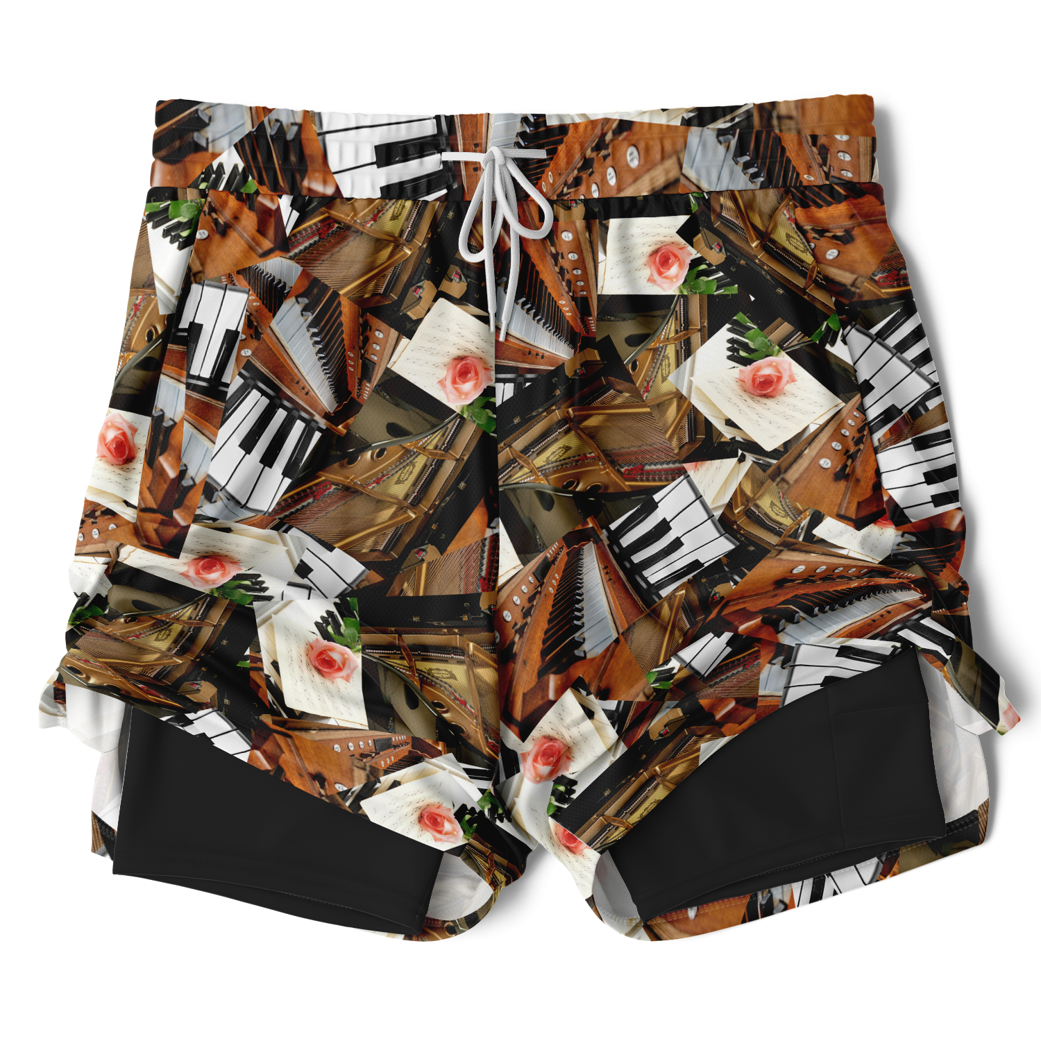 Piano Music Sheet 2-In-1 Shorts