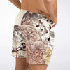 Music Notes Birds Shorts