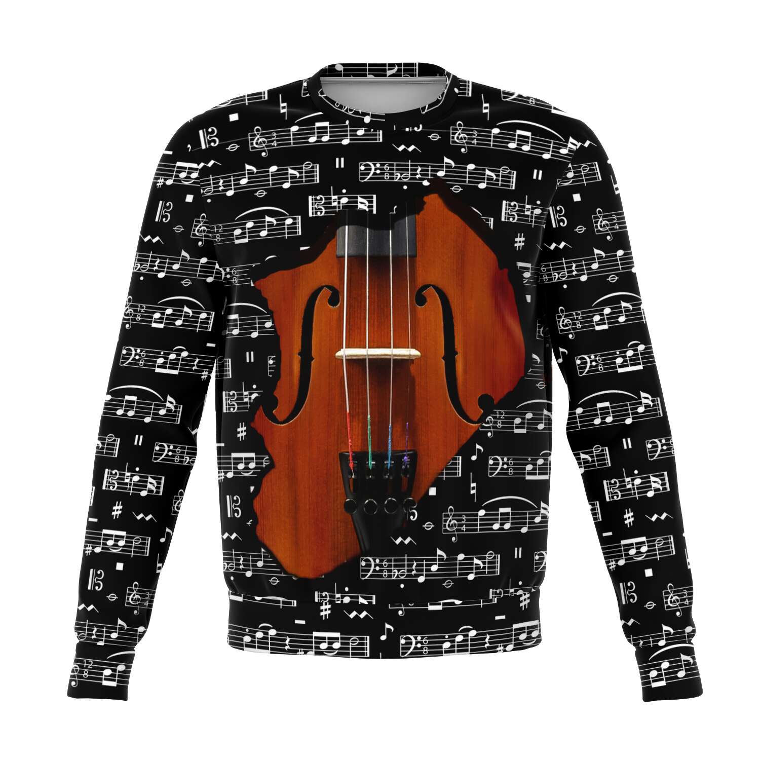 Music Violin Inside Sweatshirt