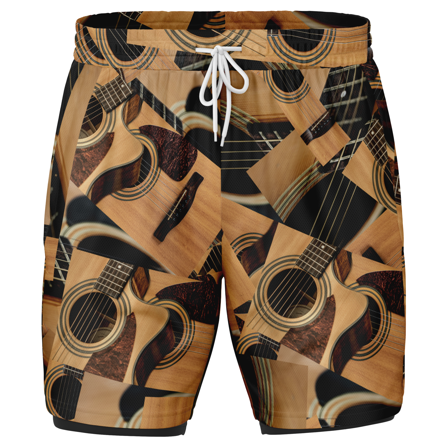 Wooden Guitar 2-In-1 Shorts