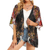 Music Notes Chiffon Kimono