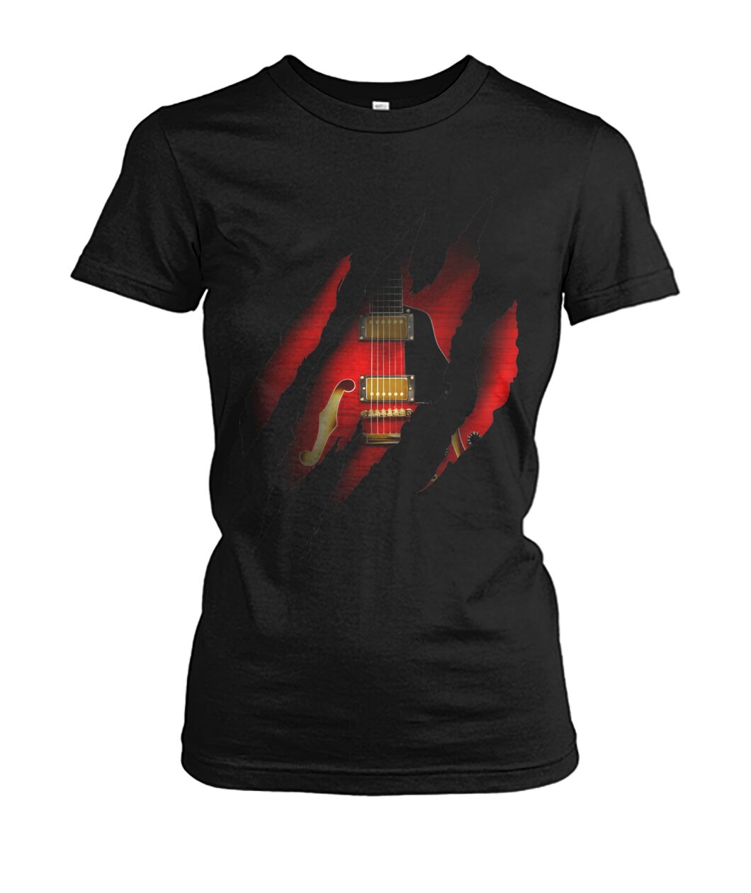 Guitar Women's Crew Tee