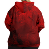 Treble Clef Music Red Zip Hoodie