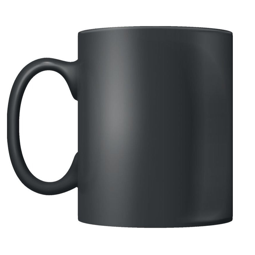 Cat Piano Black Mug