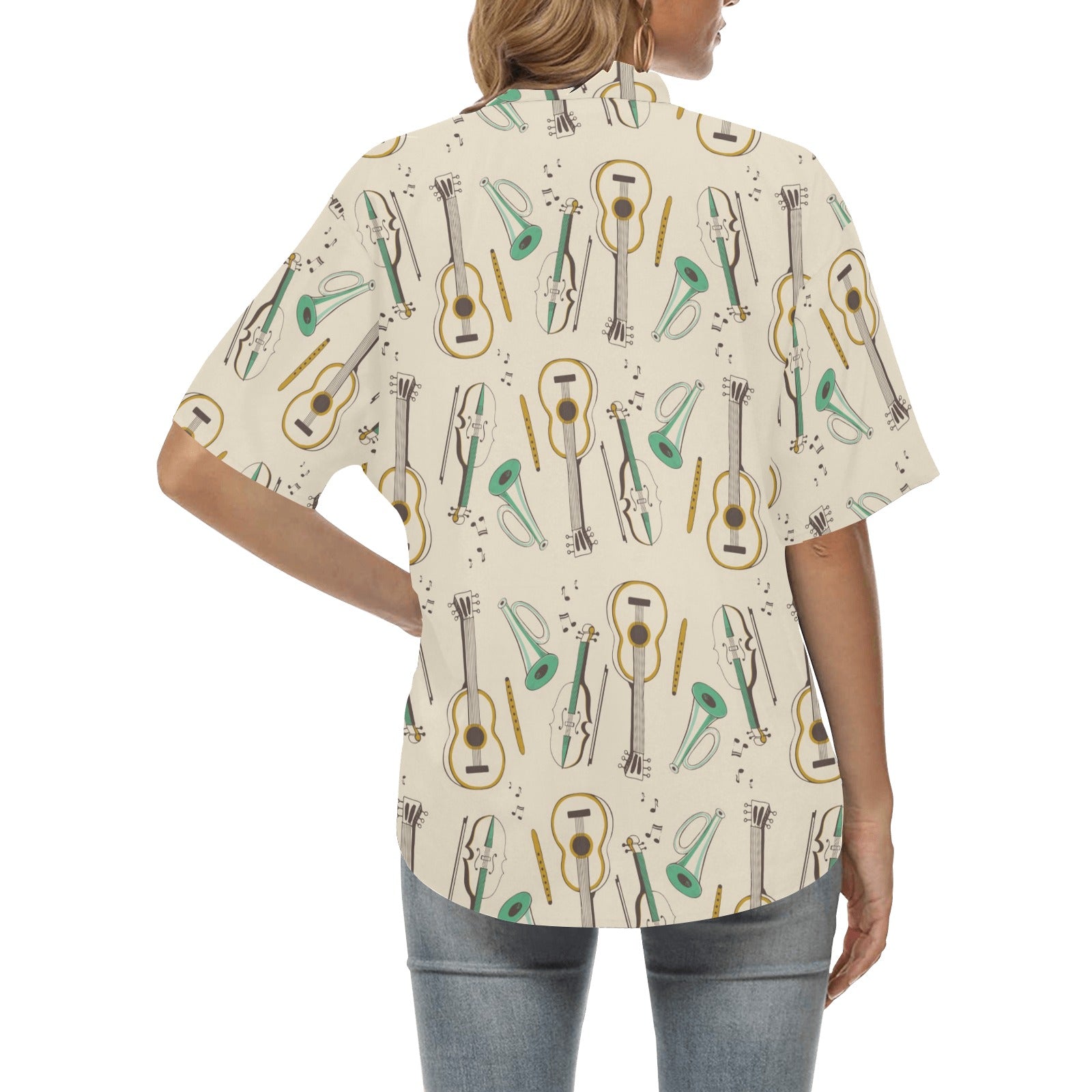 Music Instruments Hawaiian Shirt