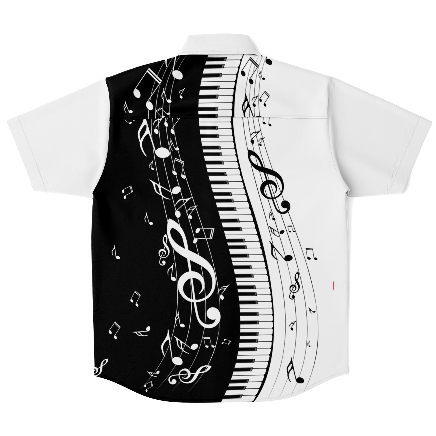Piano Music Notes  Short Sleeve Shirt