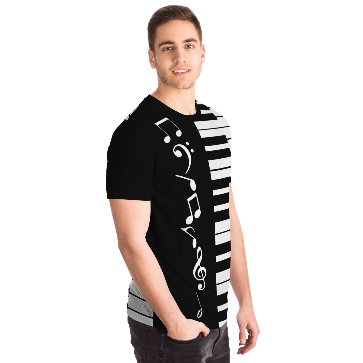 Piano And Musical Notes T-Shirt
