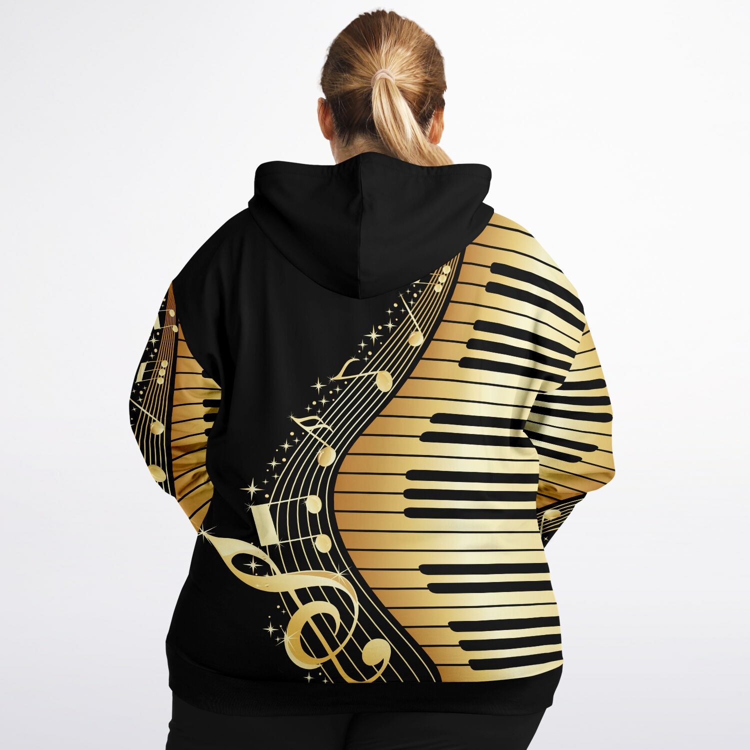 Piano Music Premium Zip Hoodie