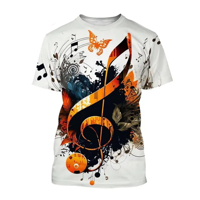 New Music Note Art T-shirt - Artistic Pod