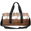 Piano Keys Brown Travel Bag