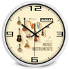 Music Instruments Wall Clock