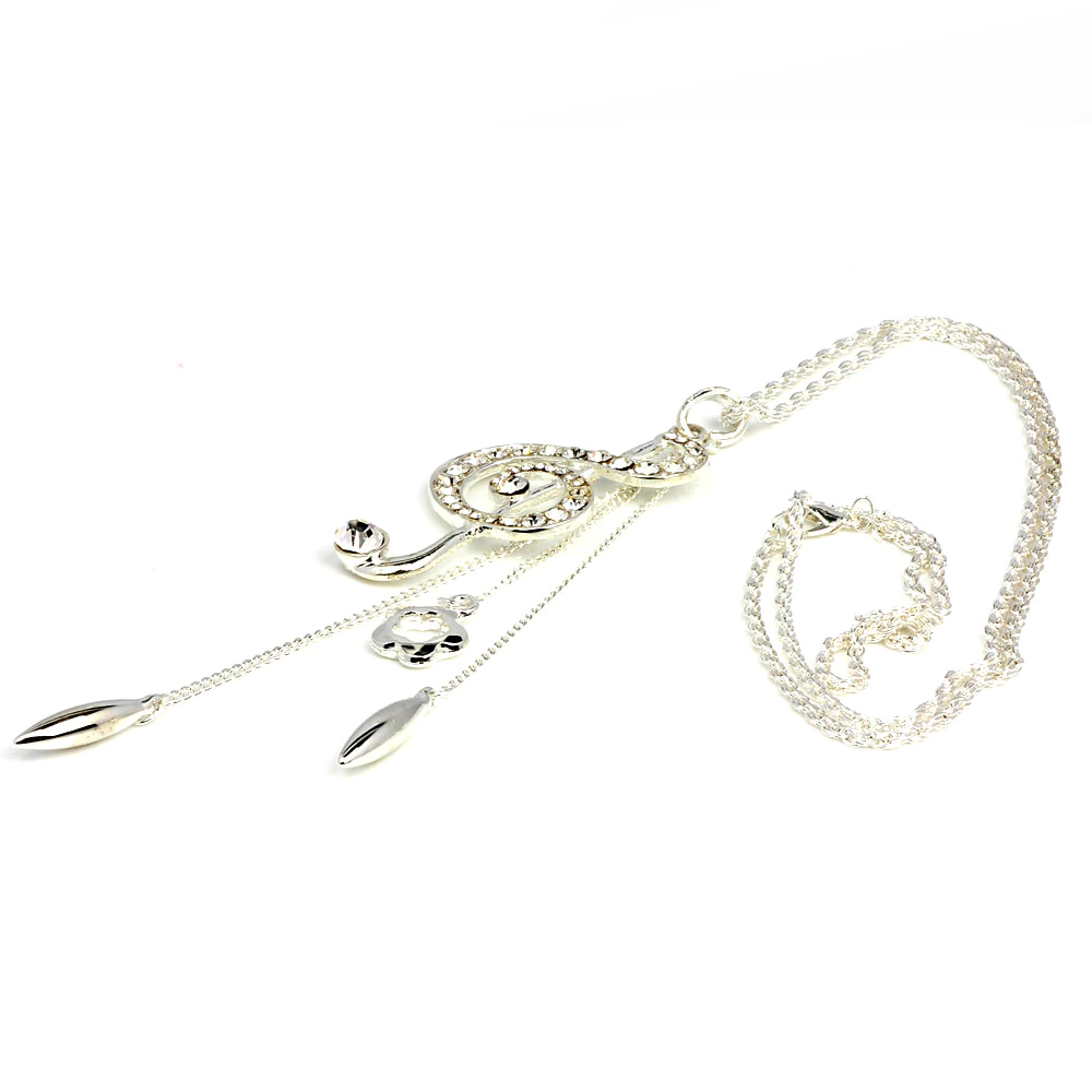 Clavicle Chain Music Notes Necklace