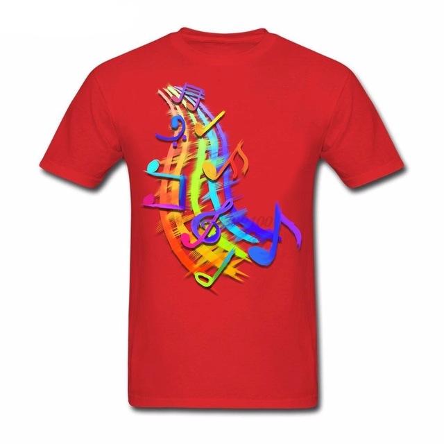 Music Note Rainbow Colors T-shirt