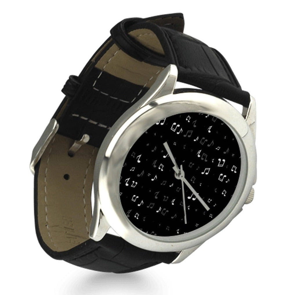 Music Notes Strap Watch
