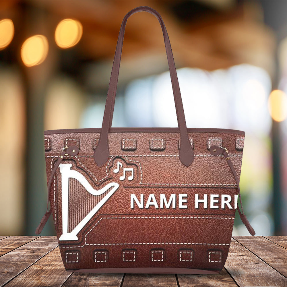 Harp Leather Tote Bag