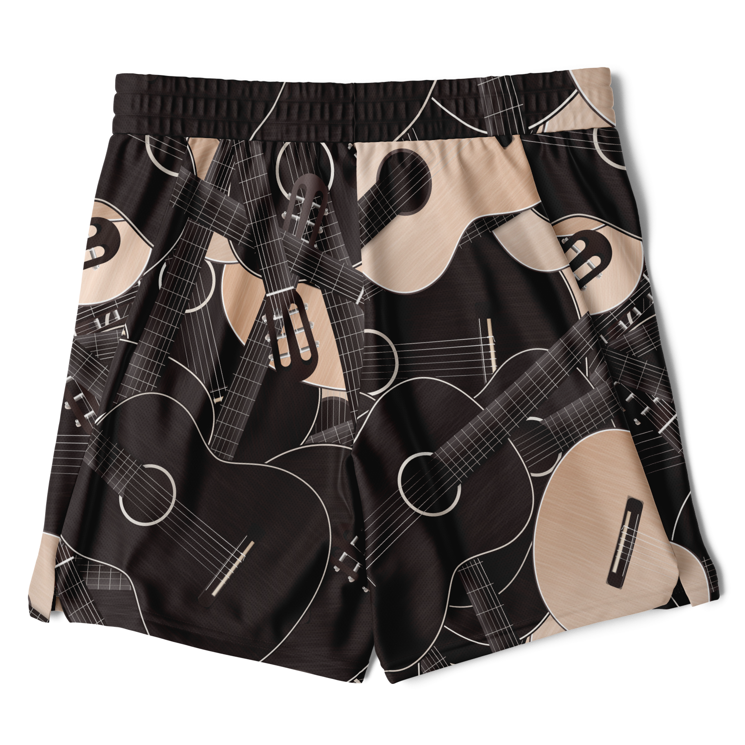 Guitar Pattern 2-In-1 Shorts