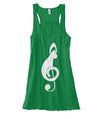 Treble Clef Cat Flowy Tank