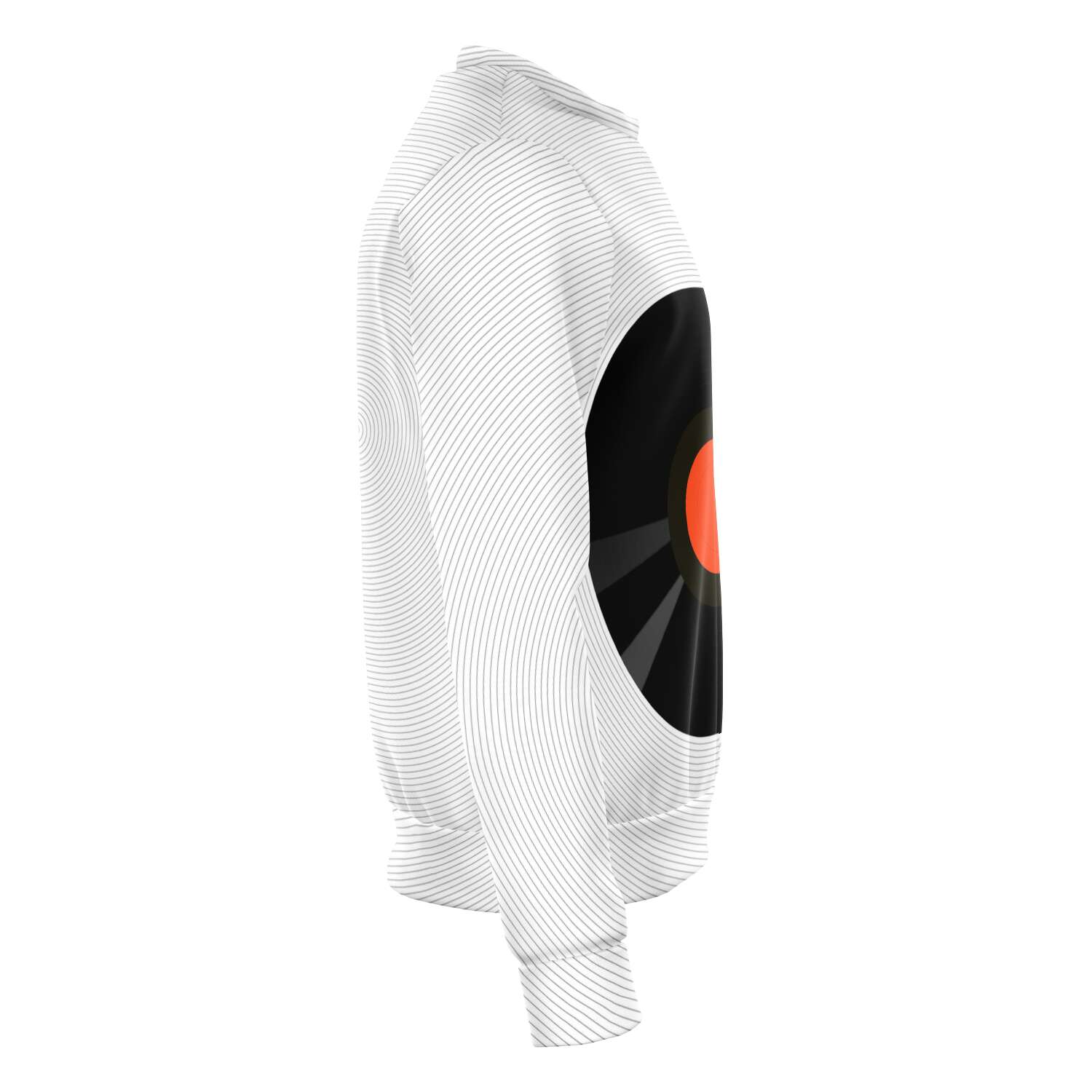 Vinyl Record White Sweatshirt
