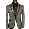Glossy Scale Embroidered Suit
