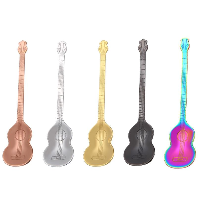 Guitar Shape Coffee Spoon
