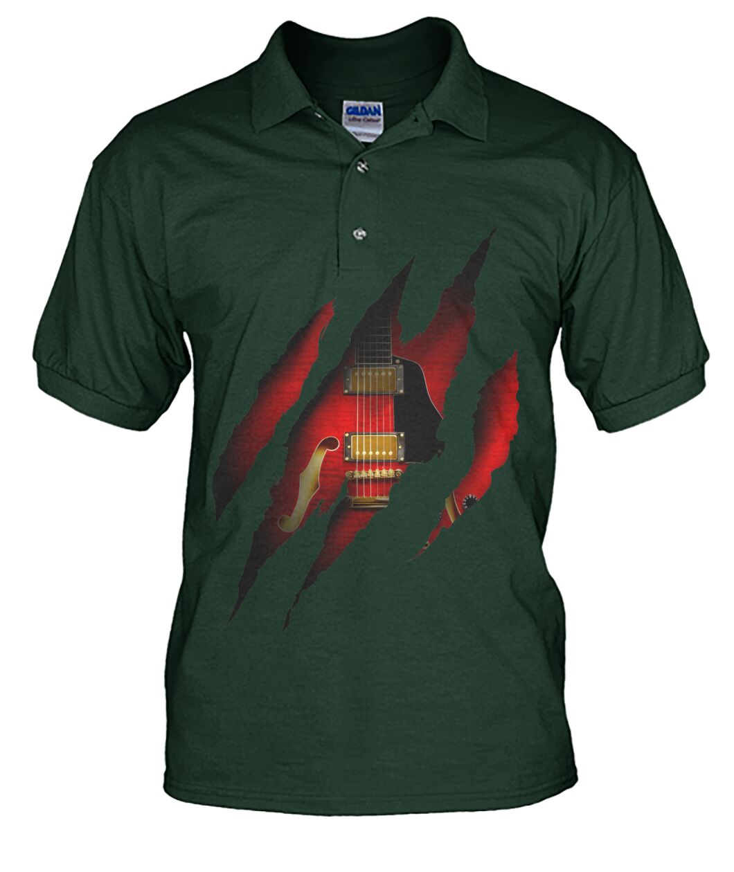 Guitar Men's Polo
