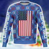 Drummer Christmas Blue Sweatshirt