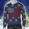 American Flag Guitar Men's Sweater - Sweater / S - { shop_name }} - Review