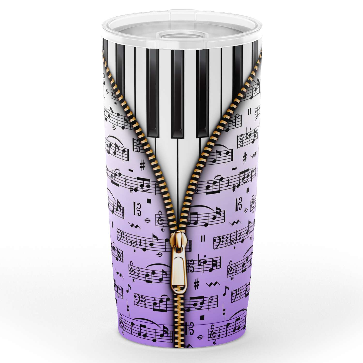 Piano And Music Notes Tumbler