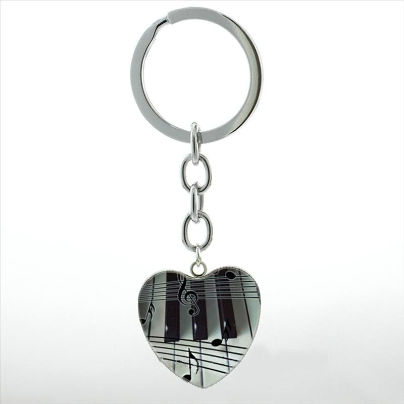 Free - Piano Heart Keychain - Artistic Pod Review