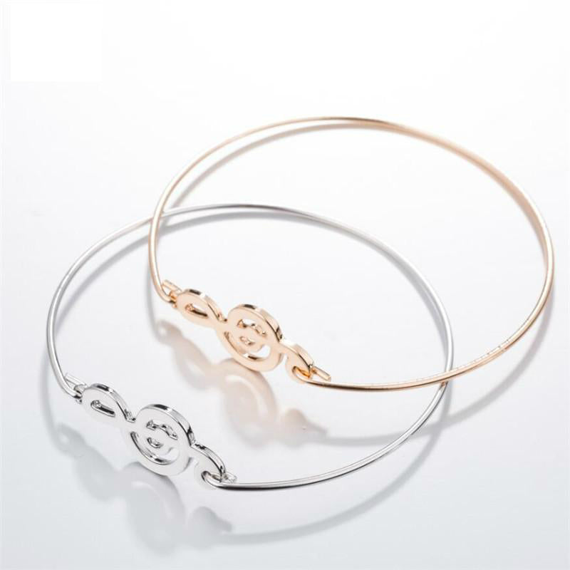 Treble Clef Bangle