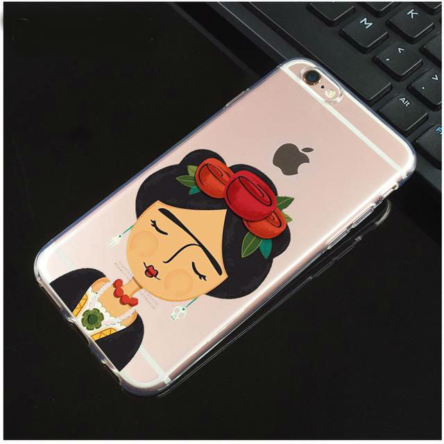 Frida Kahlo Fitted iPhone Cases