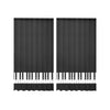 Simple Piano Gauze Curtain 28"x63" (Two Pieces)