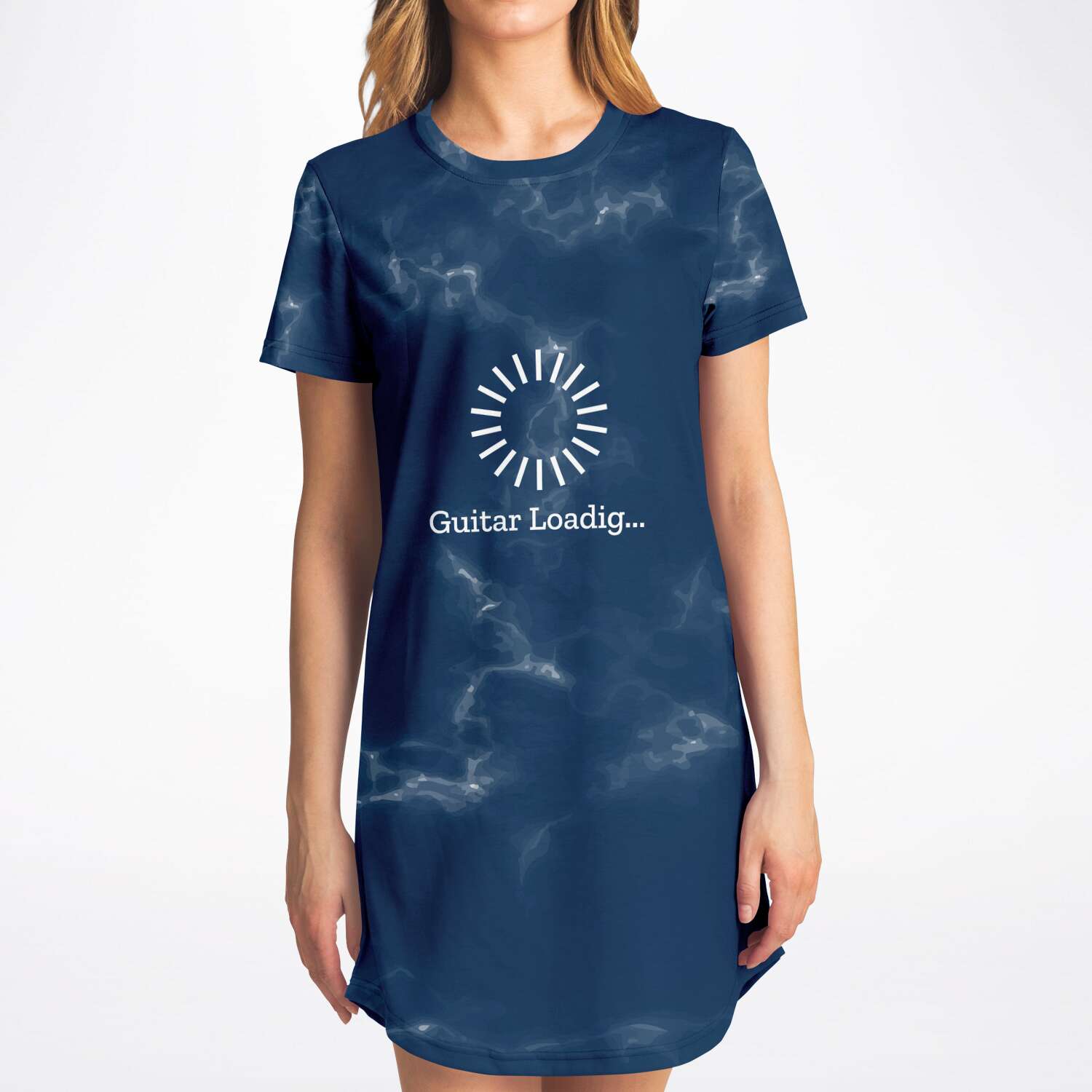 Guitar Loading T-Shirt Dress - XS - { shop_name }} - Review