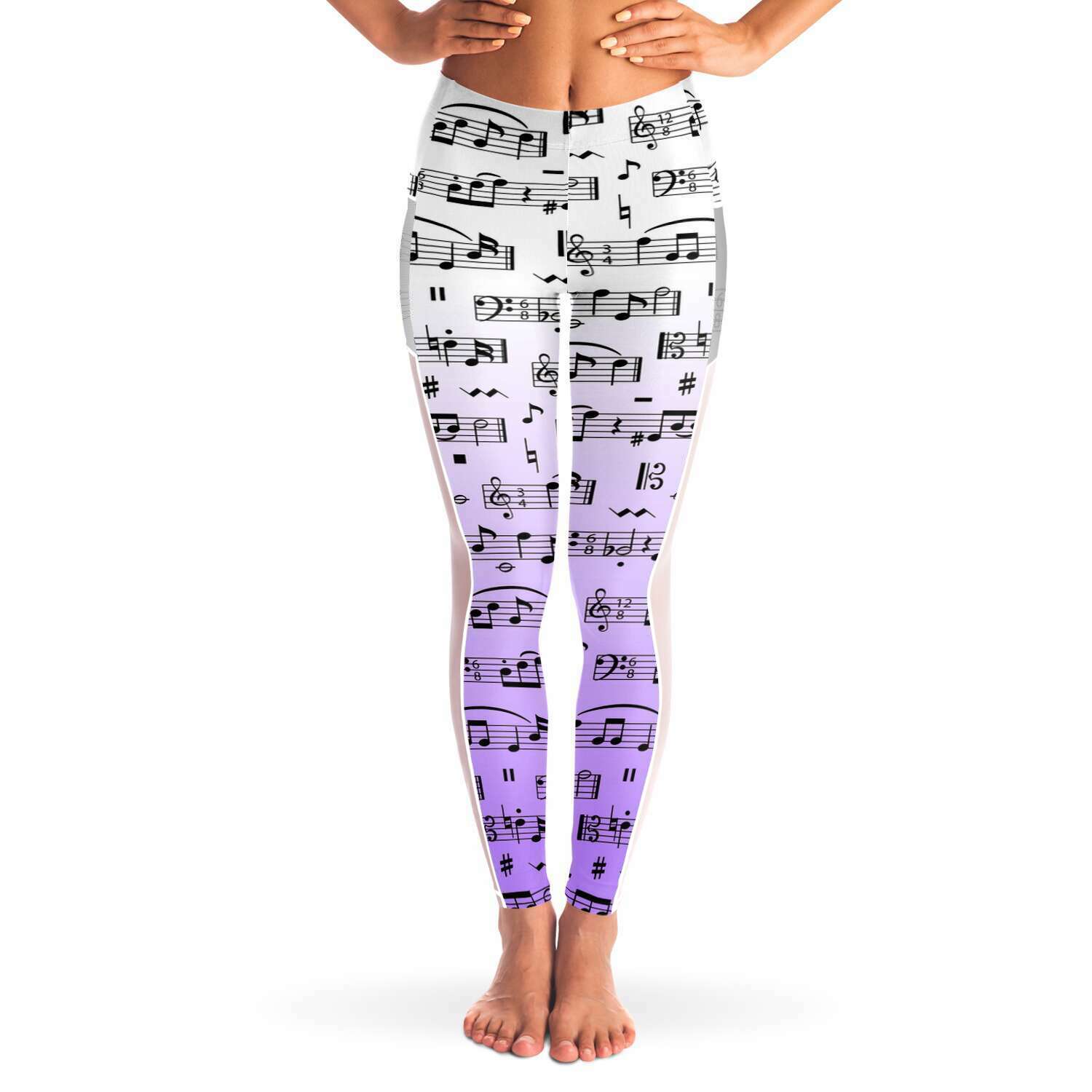 Music Notes Pocket Leggings