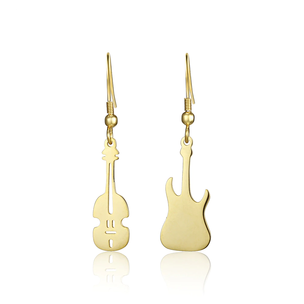 Creative Guitar Music Earrings