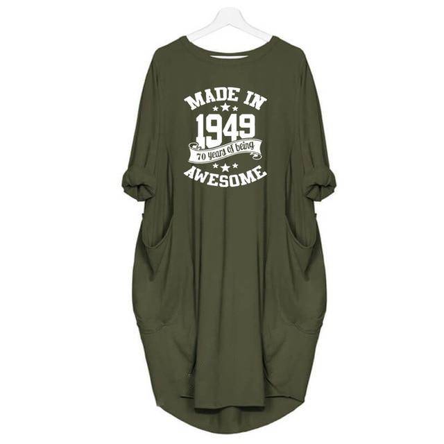 Made In 1949 Pocket Long Top