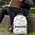 White Music Scores 17-inch Casual Backpack