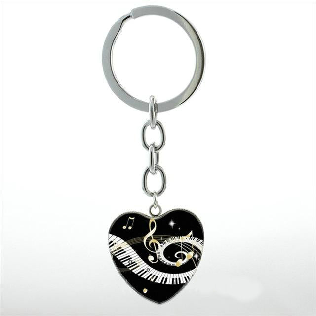 Free - Piano Heart Keychain - Artistic Pod Review
