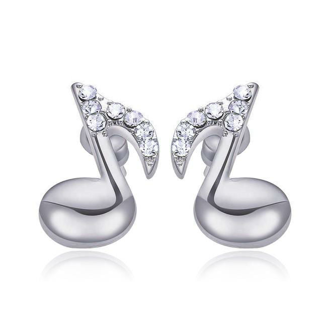 Free - Music Note Stud Earrings