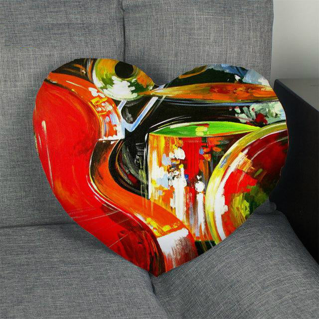 Music Art Heart-Shape Pillowcases