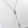 Sterling Silver Music Necklace