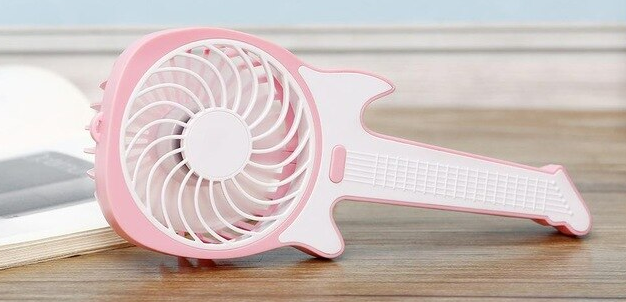 Guitar Mini Charging Fan